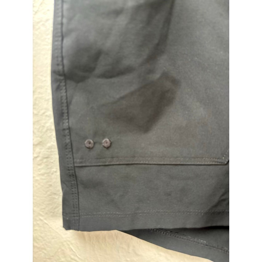 Columbia PFG Fishing Shorts Mens Small Black Mesh Pocket - Picture 2 of 12